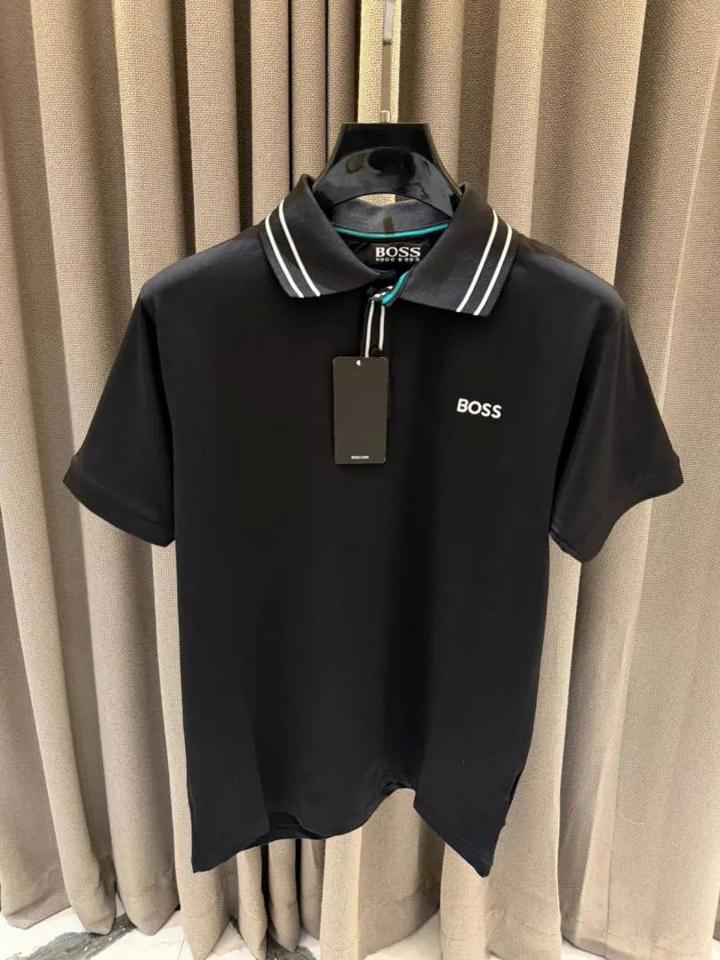 Boss Polo T-shirt Black - Image 2