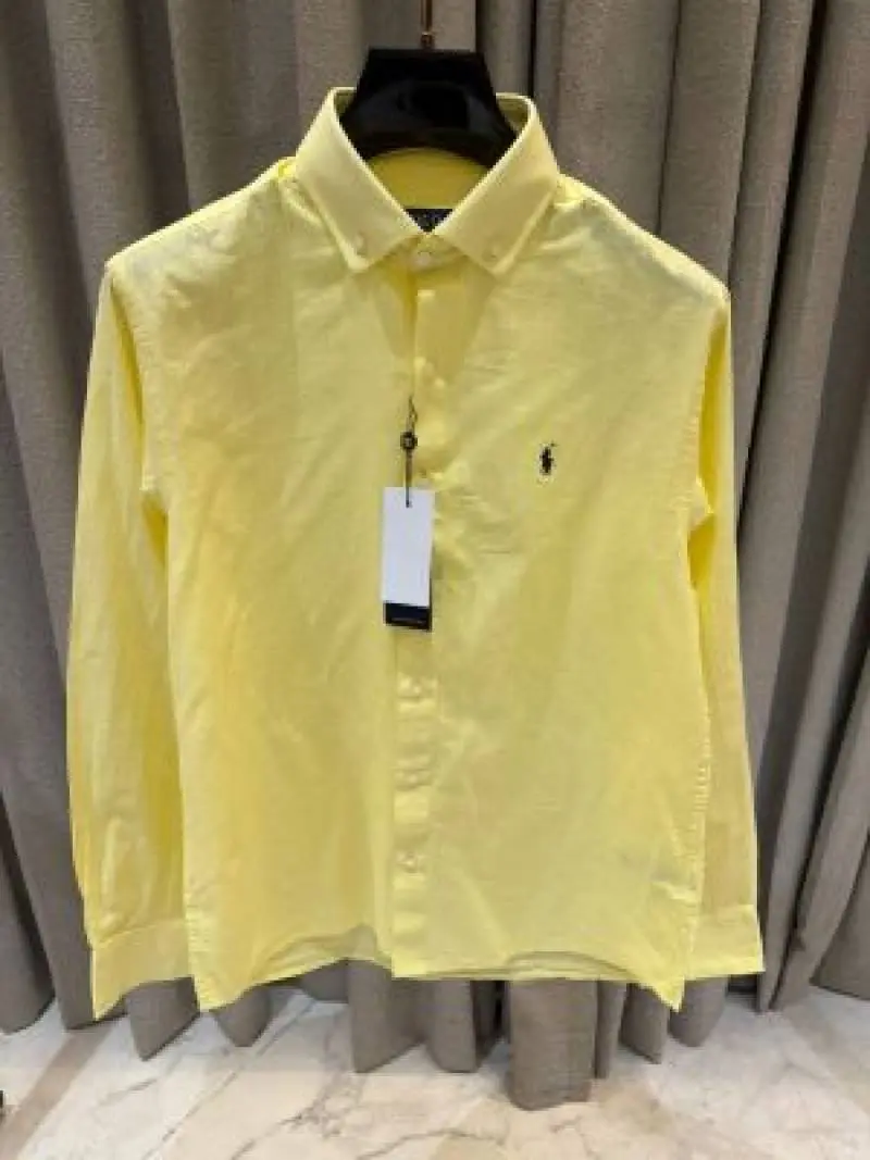 No return Ralf Lauren imported shirt Yellow