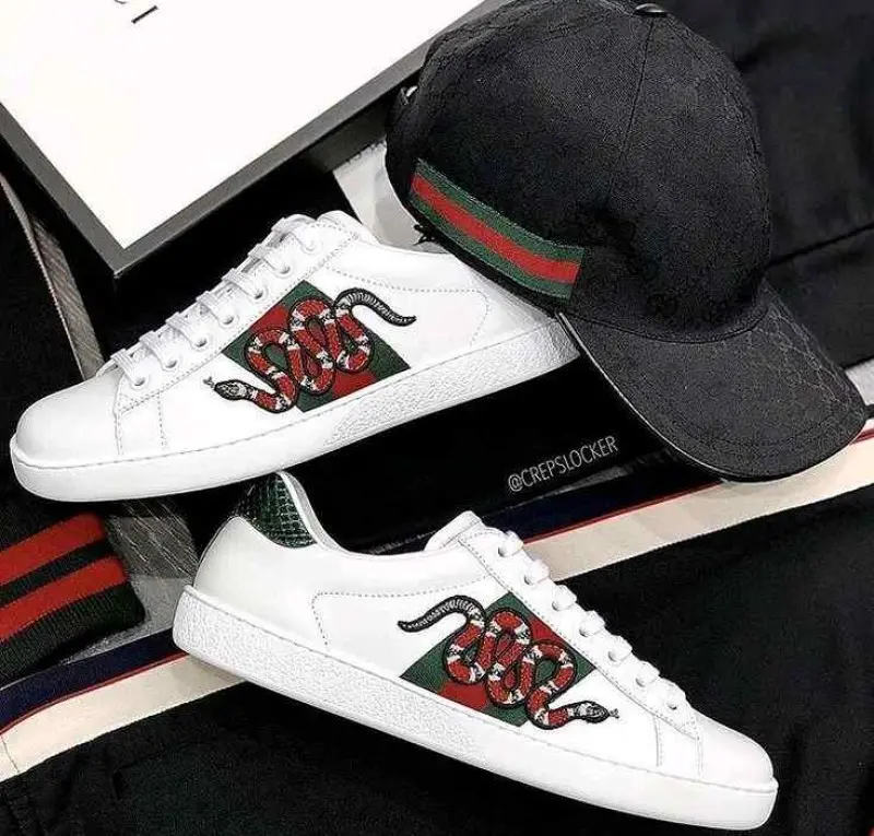 Gucci Aces Trainers Snake 6053 - Image 6