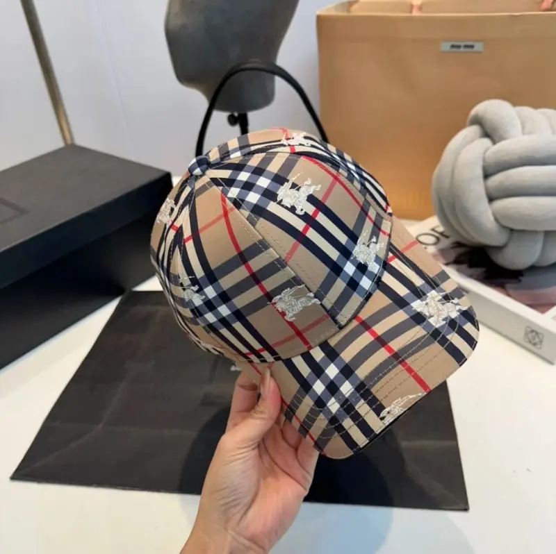 Burberry NoReturn White Equestrian Knight Monogram Premium Unisex Cap (With Safety Box) - Image 4