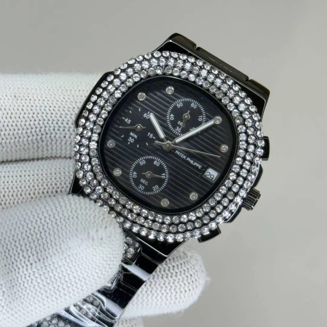 Patek Philipe Diamond Black - Image 3