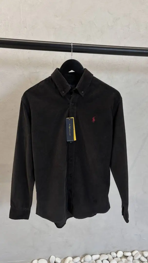 Ralph Lauren Polo Black Corduroy Shirt 1020 - Image 2