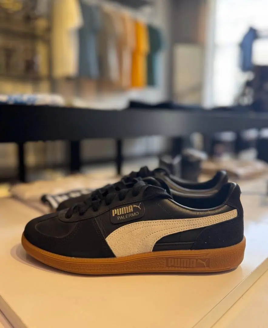 Puma Palermo Black Feather Grey Gum - Image 3