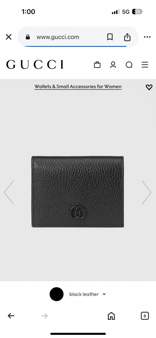 Gucci G3 GG Marmont Unisex Wallet With OriginalBox DustCover Card - Image 10