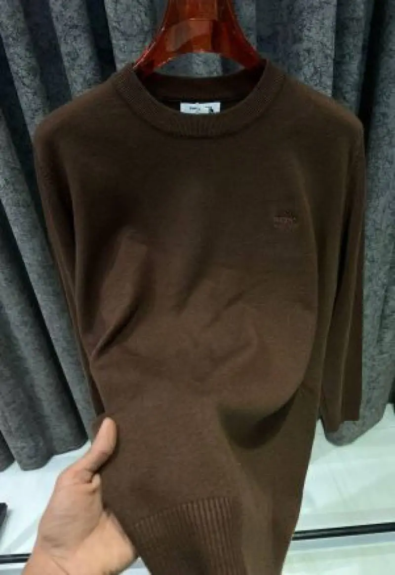 BOSS IMPORTED STORE ARTICLE SWEATER BROWN - Image 3