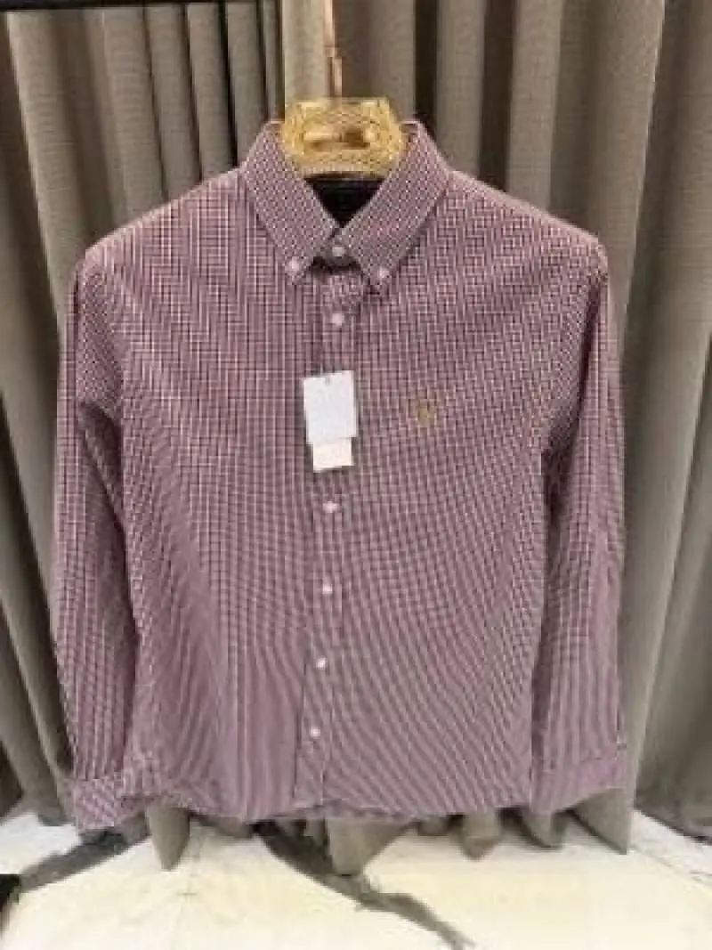 Ralph Lauren chest logo imported shirt red