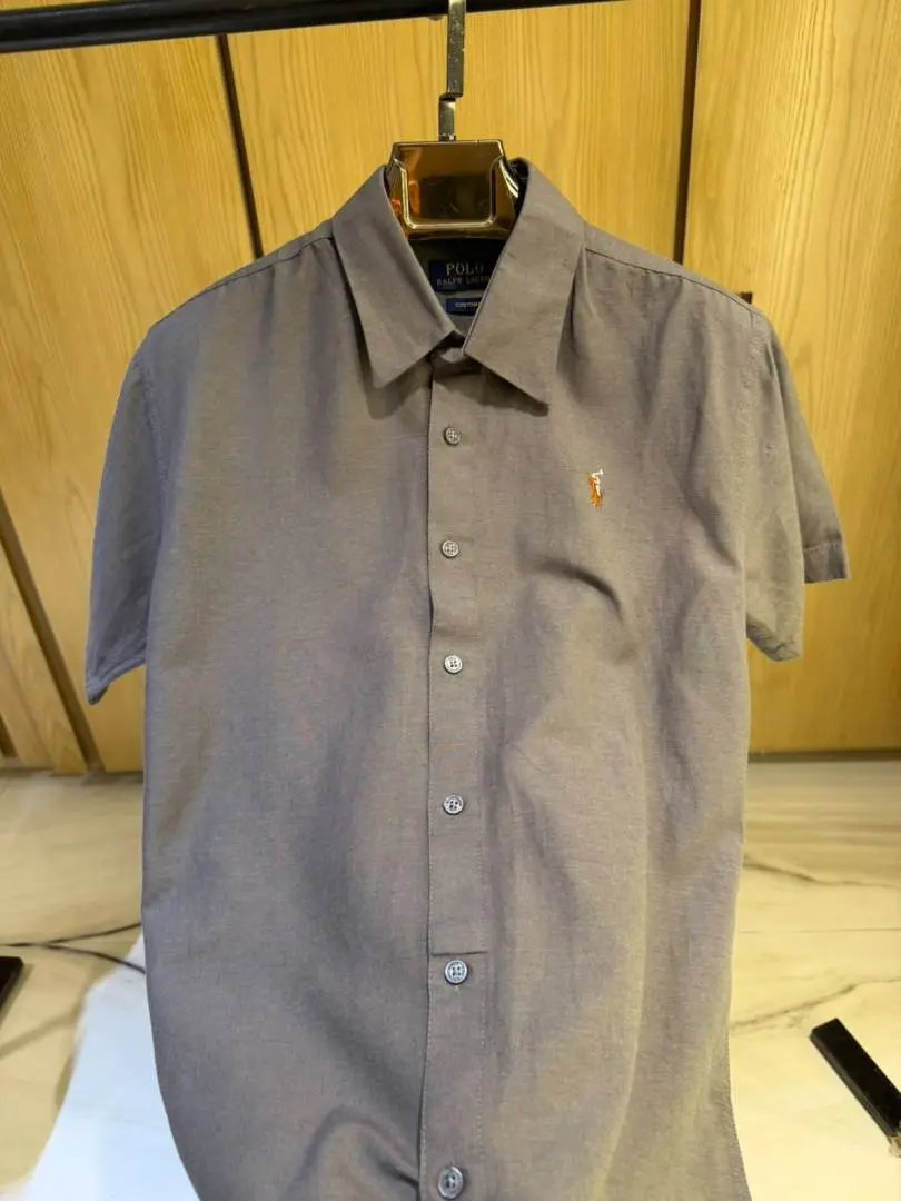 Ralph LAUREN P-OLO IMPORTED STORE ARTICLE SHIRT LINEN FABRIC - Image 6