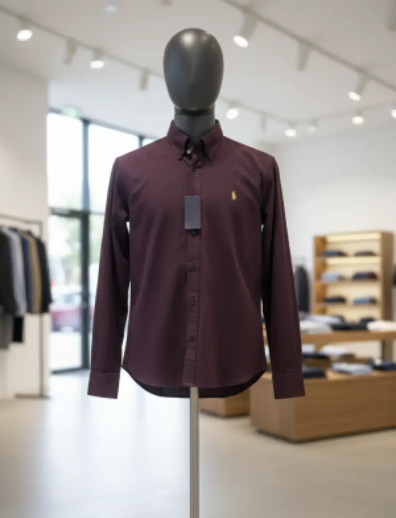 DIWALI DHAMAKA SALE RETURN NO RALF LAUUREN LINEN SHIRTS MAROON