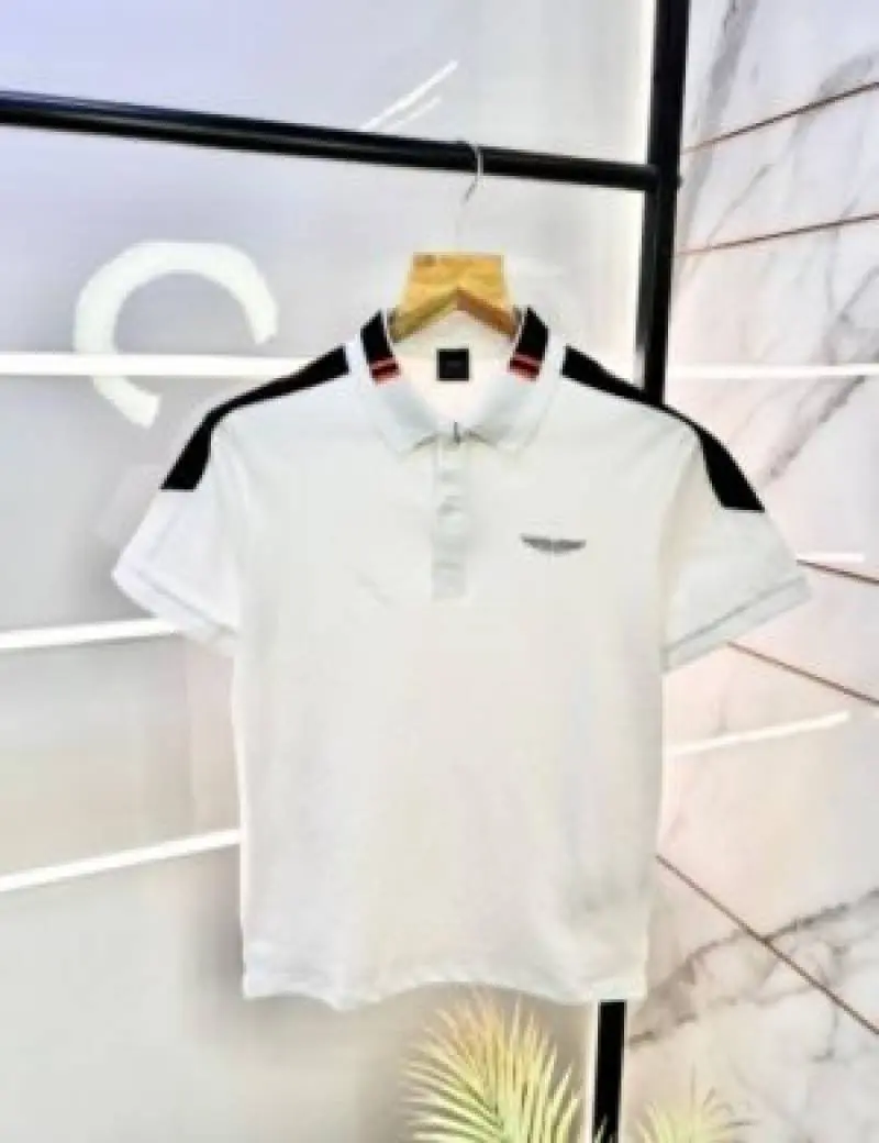 Hackett Aston Martin white Premium Classic Polo T-Shirt