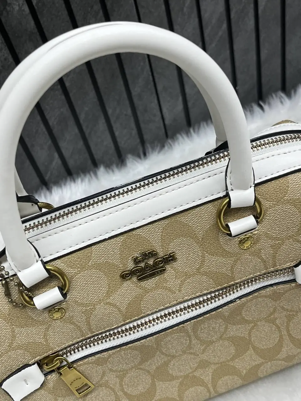 Coach Rowan Large Boston Bag With OriginalBox DustCover - Image 6