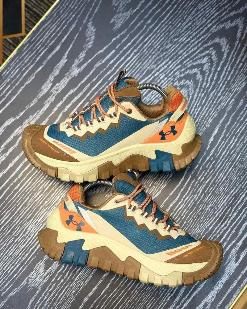 Under Armorr Athletic Hiking Bayou Orange Cantaloupe Gum Tan 1191 - Image 6