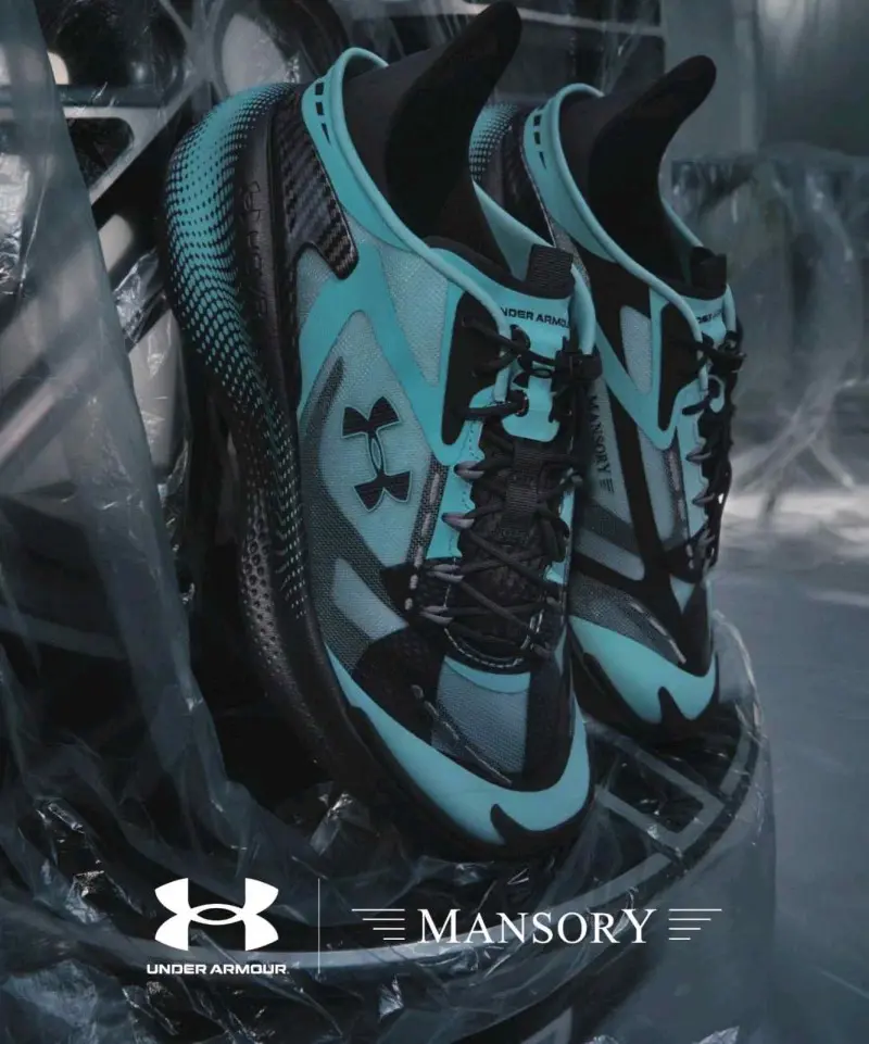 Under Armorr UA ECCO X Mansory Lifestyle Tropical Tide Black 1162 - Image 5