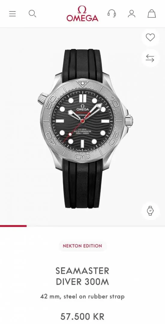 Omega seamaster diver 300M automatic