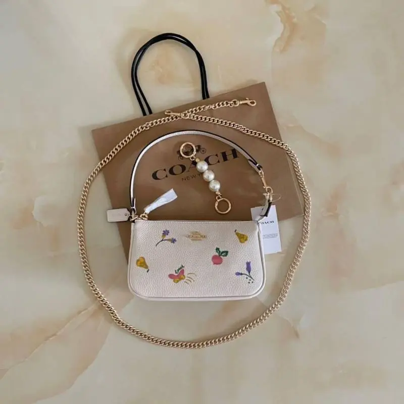 Coach Nolita 19 Veg With OriginalBox DustCover ChainBelt PearlCharm