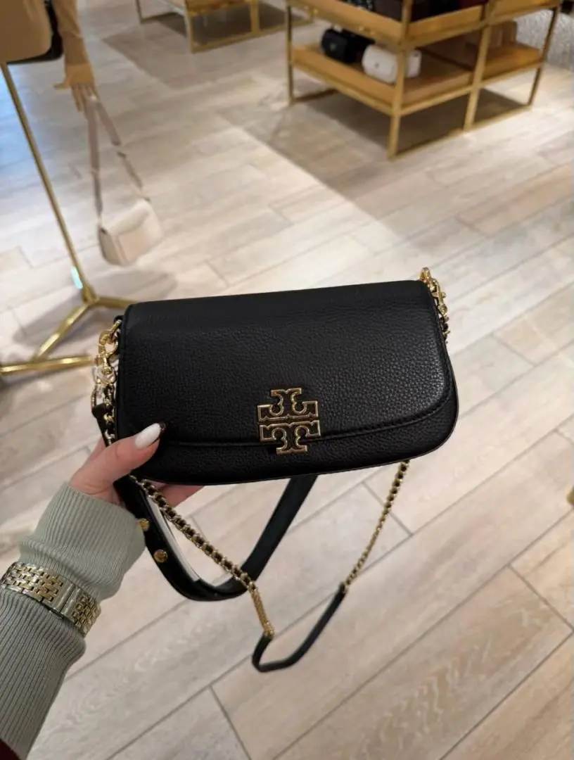 Toryy Burch Britten Small Convertible Shoulder Bag With Original Box & DustCover - Image 3