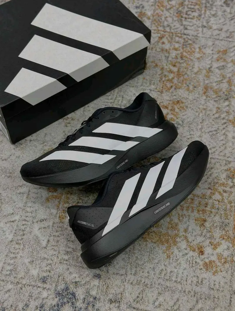 Adidas AdiZero Evo SL Black White - Image 4