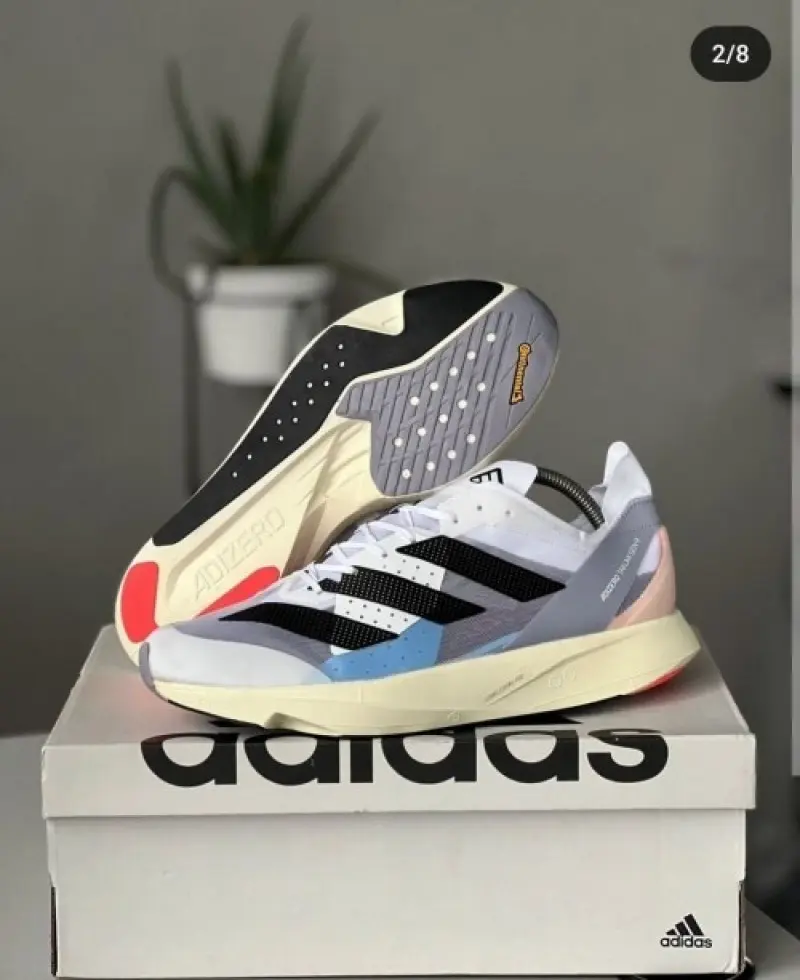 Adizero Takumi sen 9 white Grey black 341 sale - Image 2