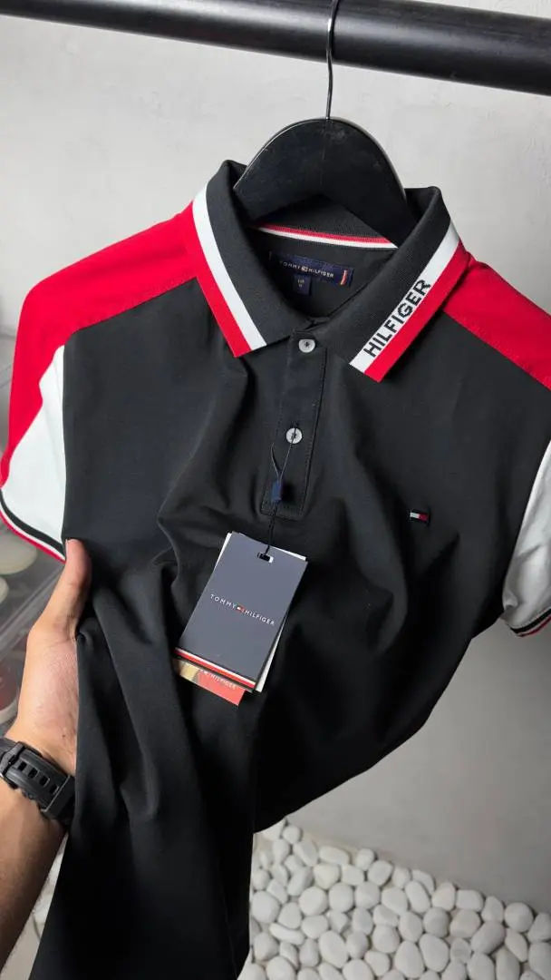 Premium tommy hilfiiger Polo T Shirt with OG box Packaging 2202 - Image 2