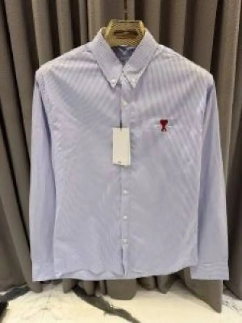 Ami Paris Linning imported shirt purple