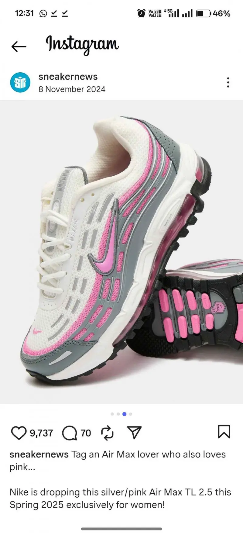 Nike AirMax TL 2.5 Playful Pink - Image 4