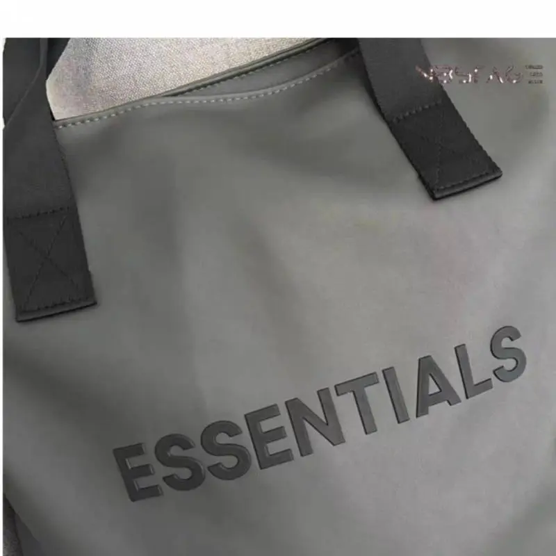 Essential Fear Of God Grey WaterProof Unisex Tote Bag - Image 3