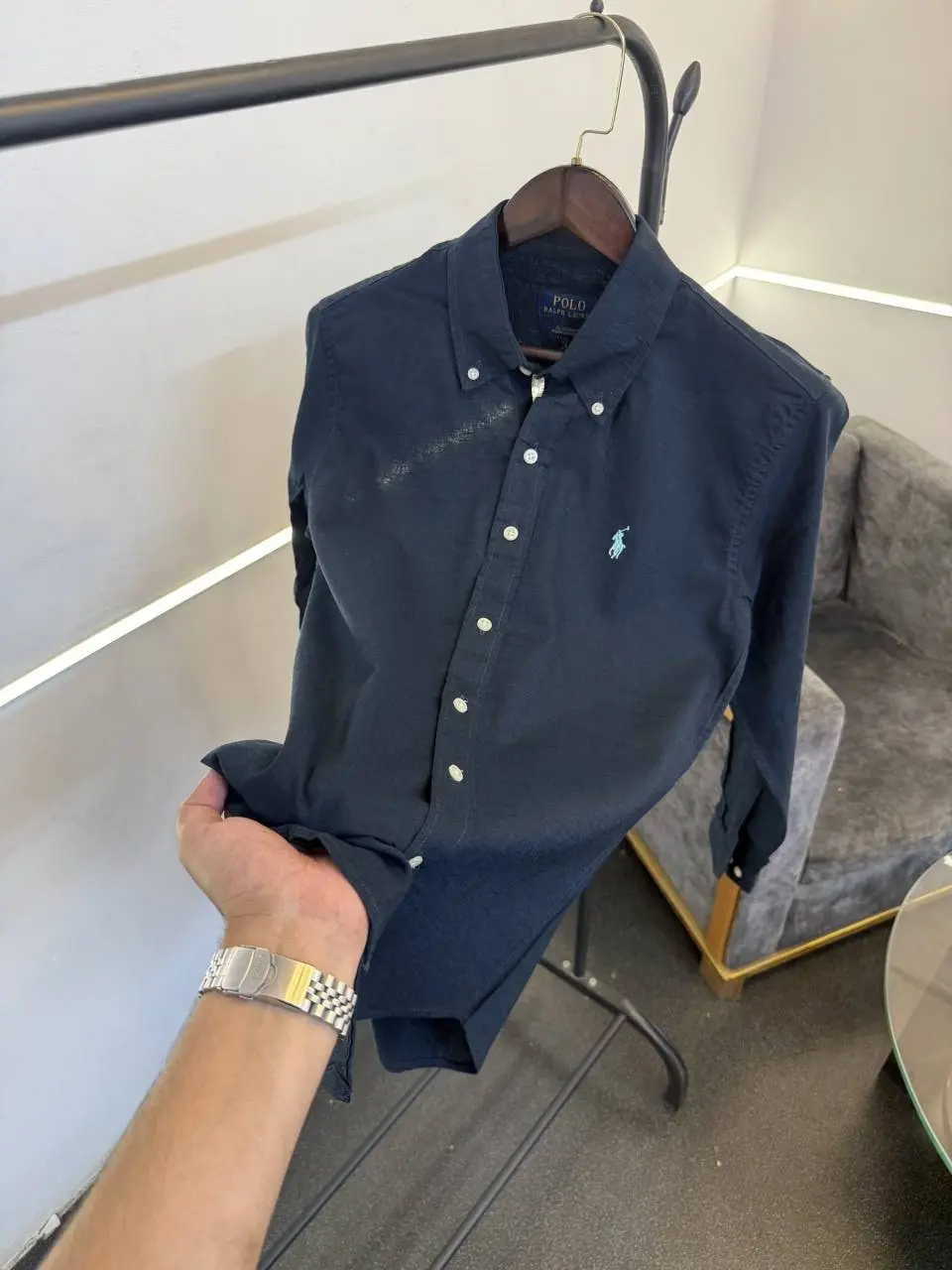 Ralph lauren linen imported shirt c green - Image 2