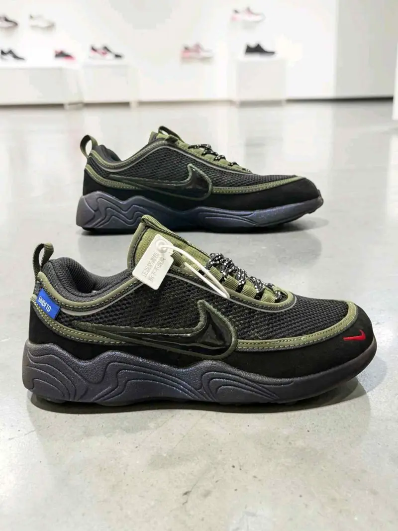 UNDEFEATED Nikkee x Air Zoom Spiridon Black And Green - Image 4