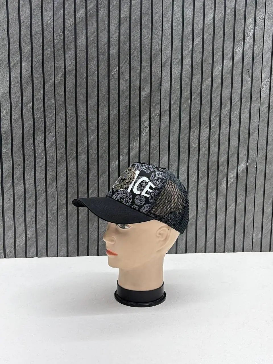 Versace Medusa Front Logo Premium Trucker Hat With Safety Box - Image 2