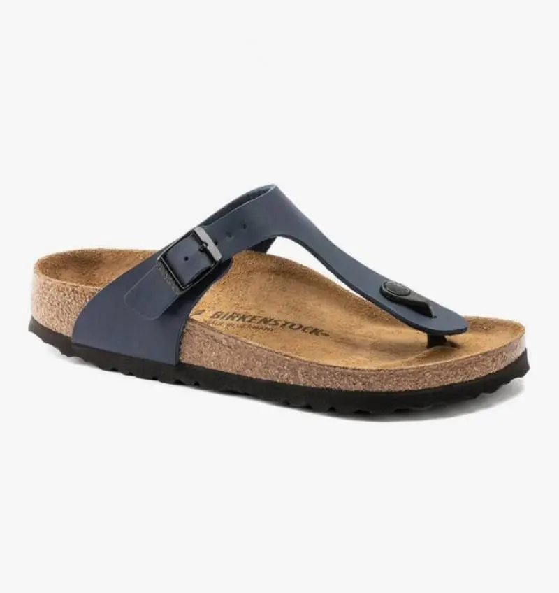 Birkenstock Gizeh ramse Navy Blue Leather - Image 3