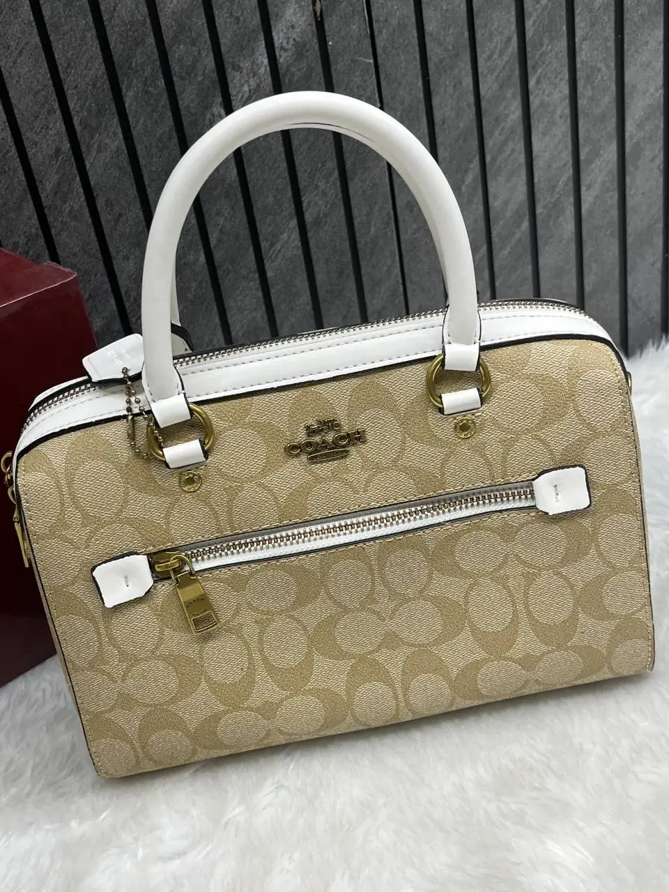 Coach Rowan Large Boston Bag With OriginalBox DustCover - Image 5