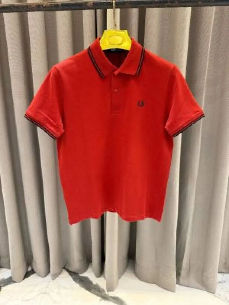 No return Fred peery imported Polo Tshirt Red
