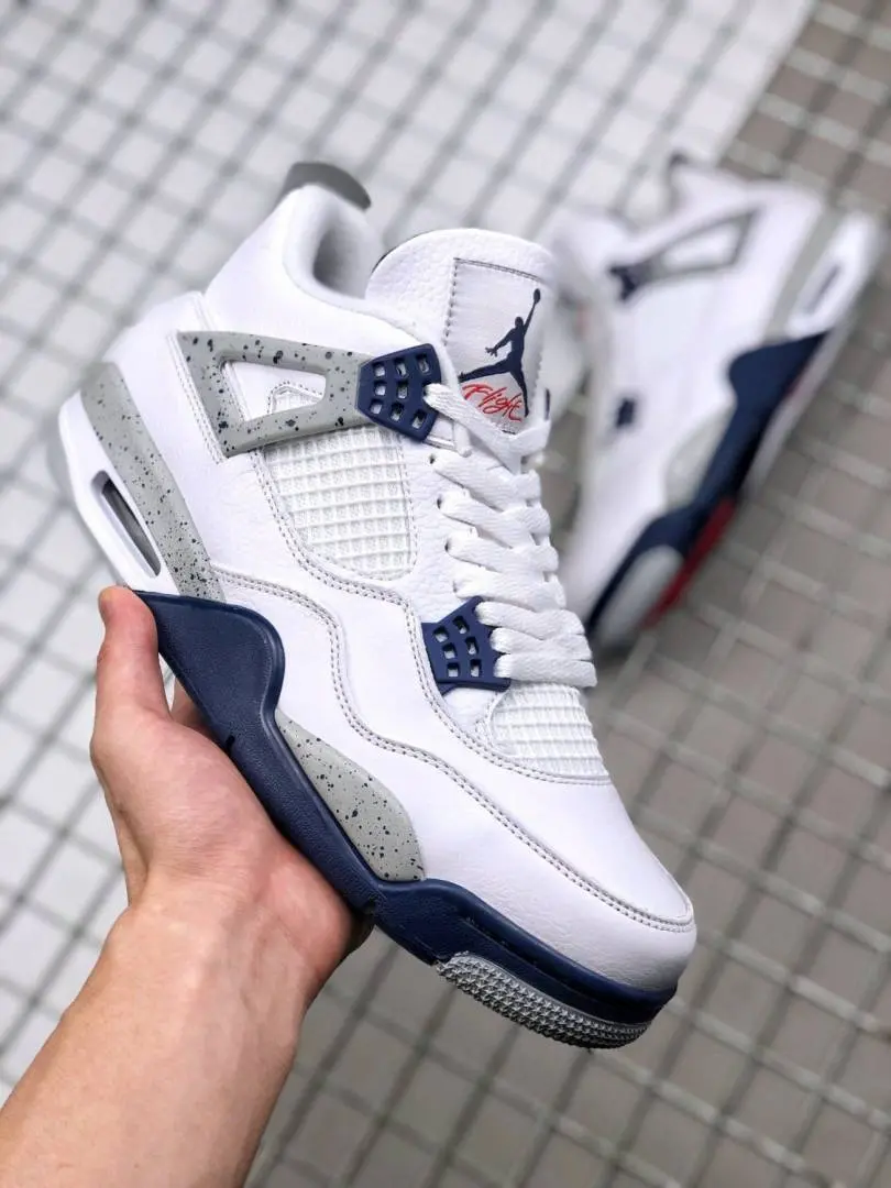 AIR JORDAN 4 MIDNIGHT NAVY - Image 4