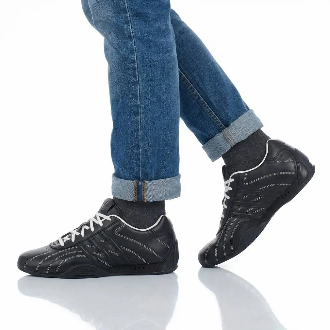 Adiracer Lo Core Black Leather