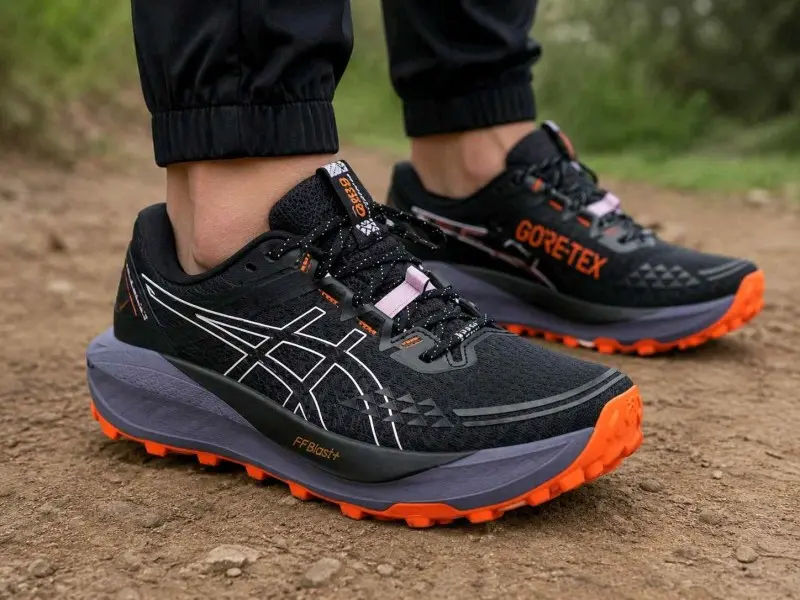 Asics Gel-Trabuco 13 GTX Trail - Black Violet 136 - Image 3