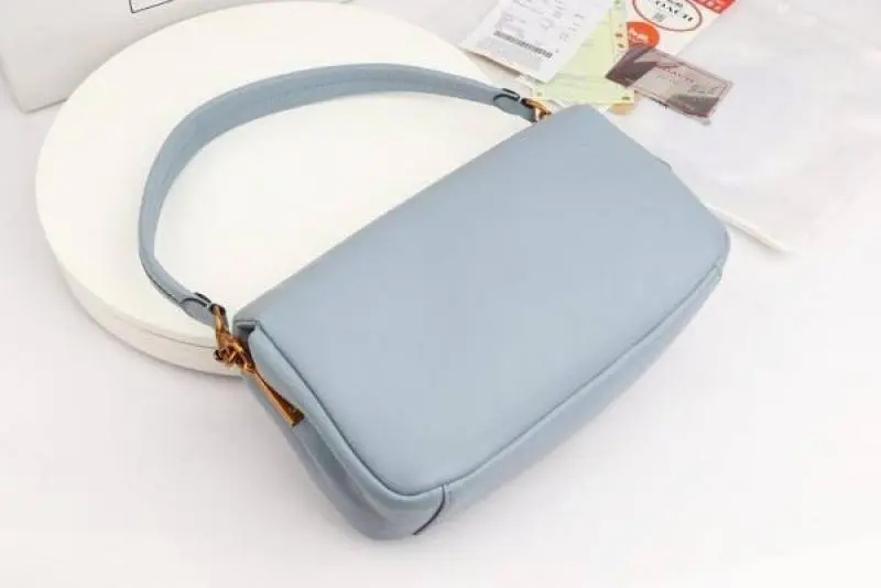 Coach Pillow Tabby Shoulder Bag With OG Box & Dust Bag & Extra Shoulder Strap (Blue-1000) - Image 3