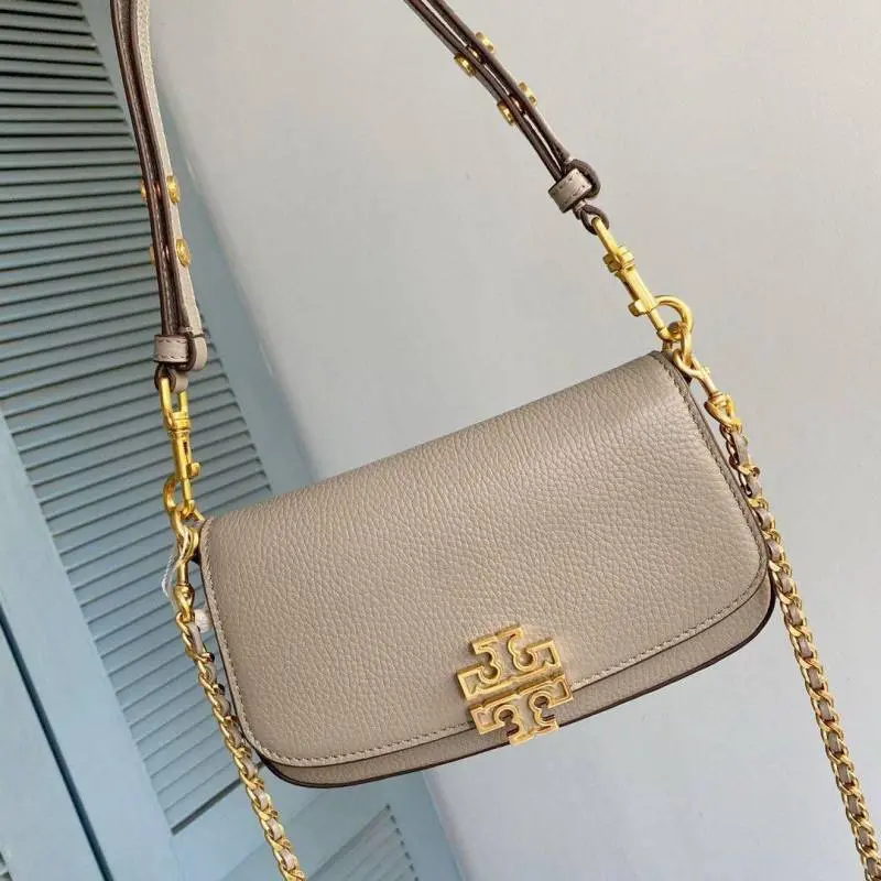 Toryy Burch Britten Small Convertible Shoulder Bag With Original Box & DustCover - Image 2