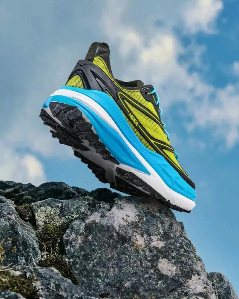 Hoka Stinson One7 Black Skyward Blue 2679 - Image 4