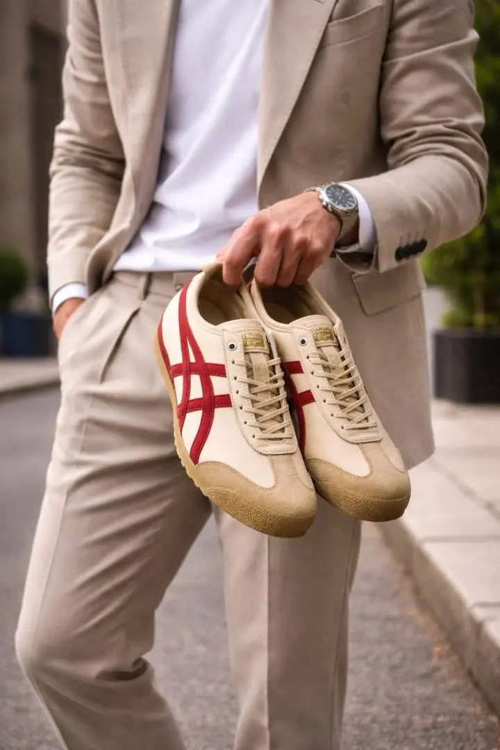 Onitsuka tiger Mexico 66 SD Beige Beet Juice - Image 5
