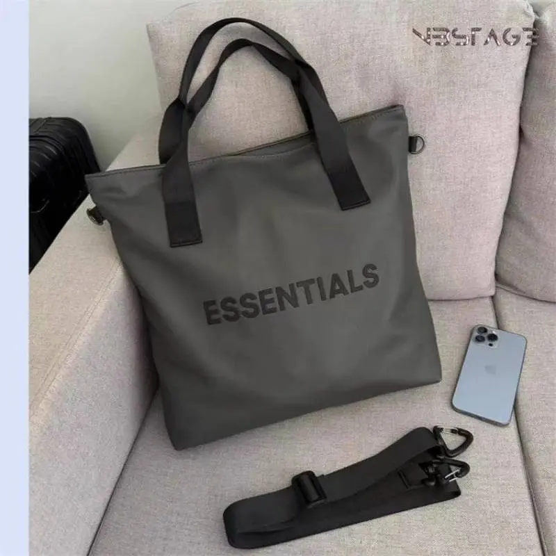 Essential Fear Of God Grey WaterProof Unisex Tote Bag