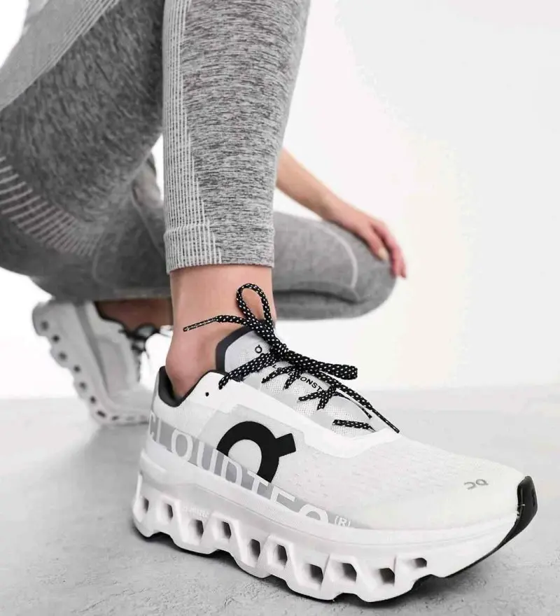 On Running CloudMonster White Black 1214 - Image 4