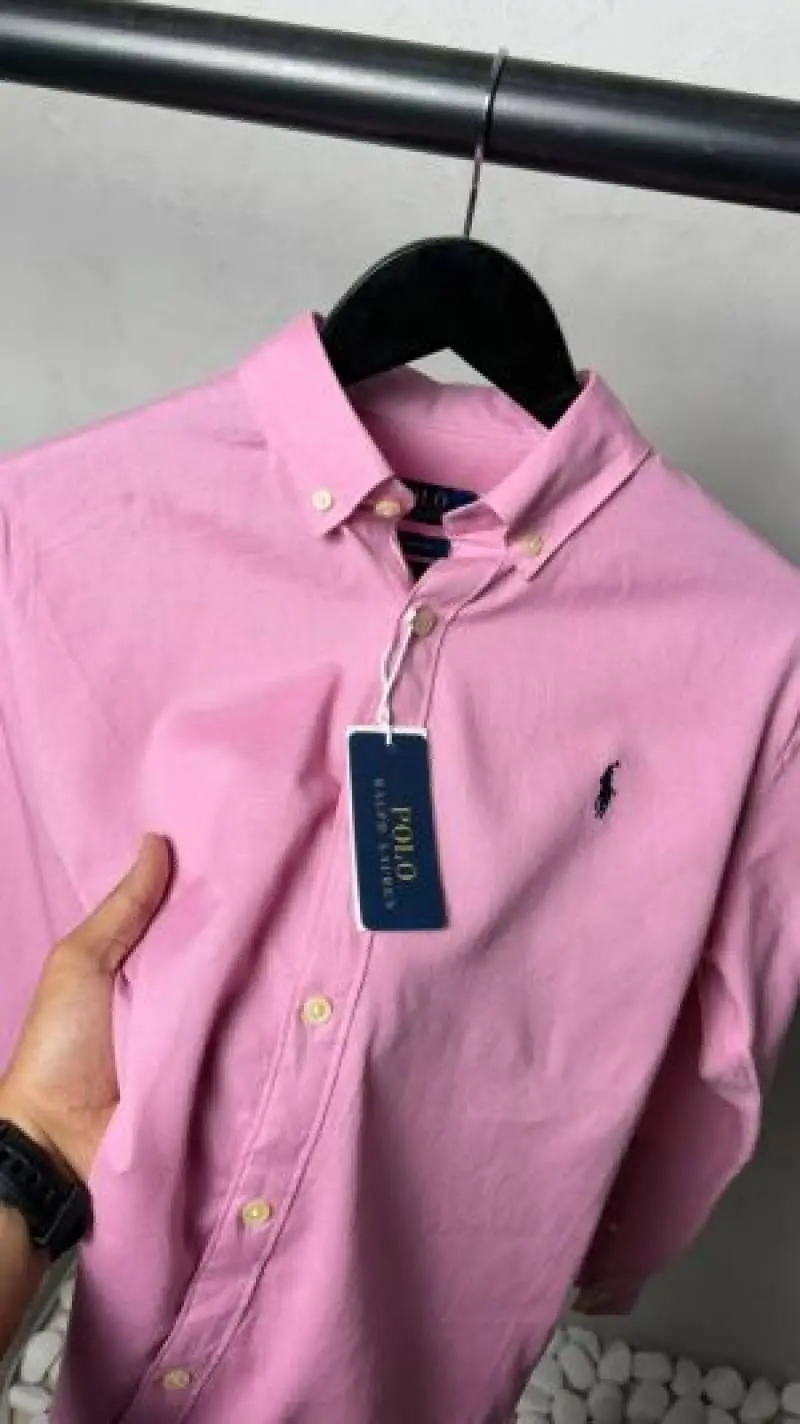 Ralph Lauren Premium Cotton Lycra Shirts 2660 - Image 3