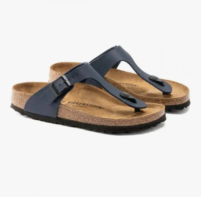 Birkenstock Gizeh ramse Navy Blue Leather - Image 2