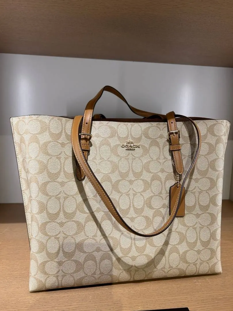 Coach Mollie Large Ap-Tan Tote With OriginalBox Packing - Image 5