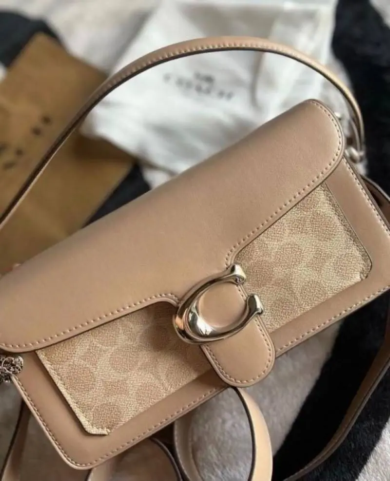 Coach Tabby 26 Shoulder Bag With OG Box & Dust Bag (Beige Cream-847) - Image 7
