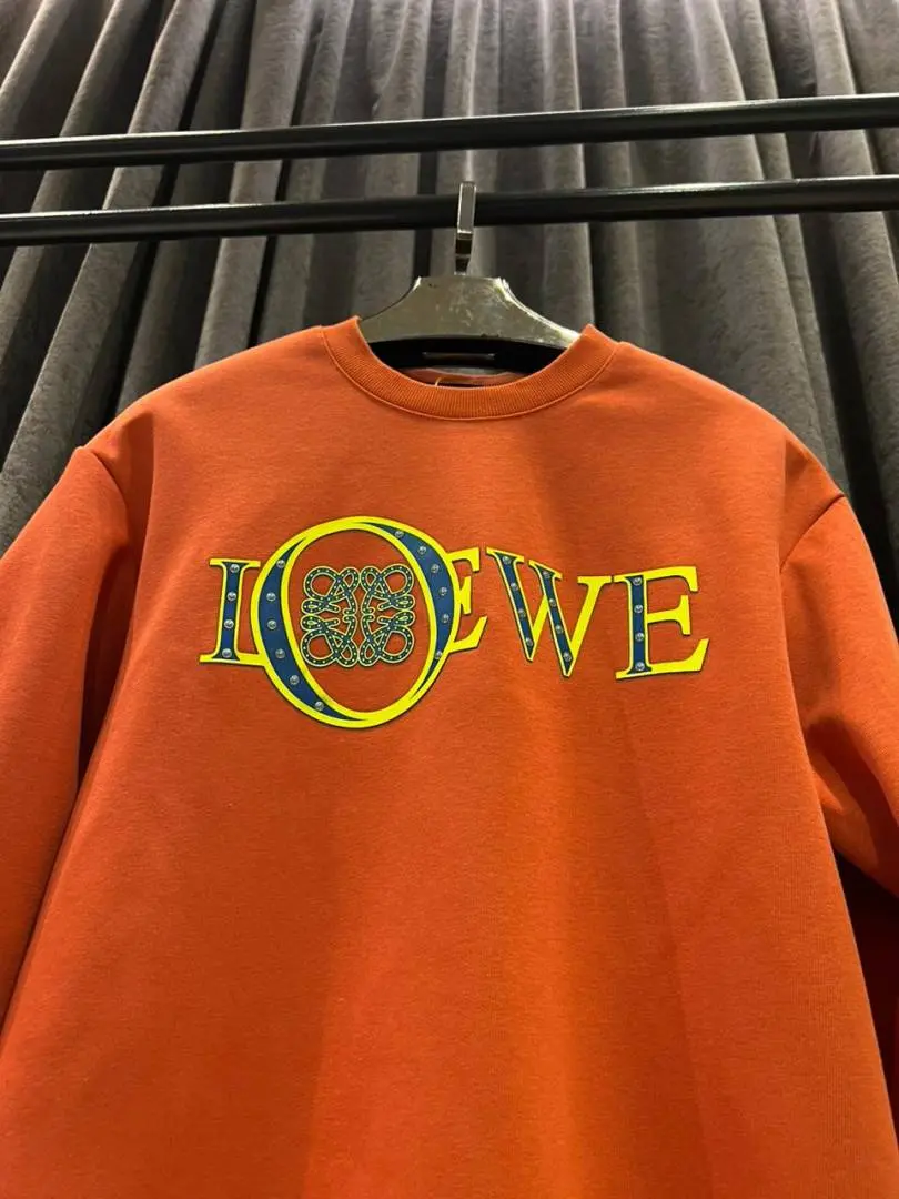 Loewe IMPORTED SWEATSHIRT STORE ARTICLE ORANGE - Image 4
