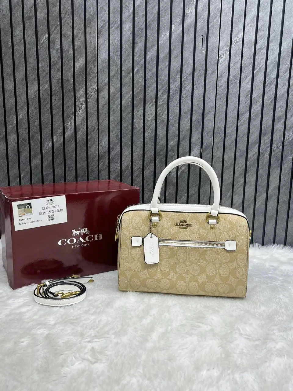 Coach Rowan Large Boston Bag With OriginalBox DustCover - Image 2