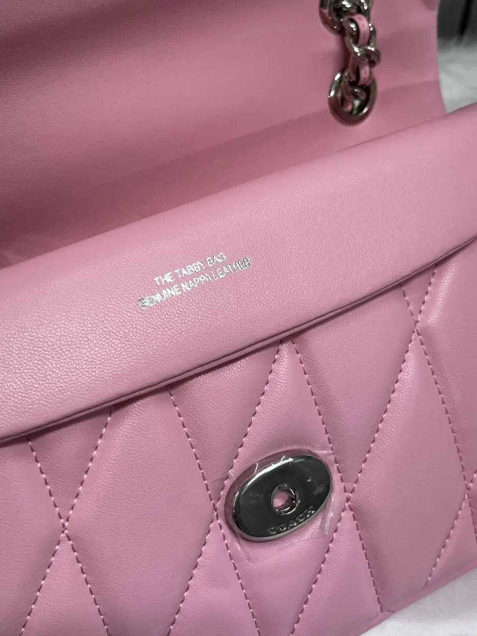 Coach Tabby 26 Quilted Pink Highend Quality With CarryBag DustCover - Image 7