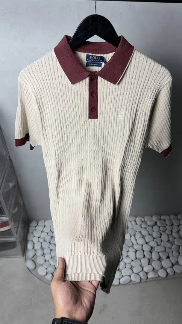 Ralph Lauren Premium Knit Polo T-Shirt 1416 - Image 3