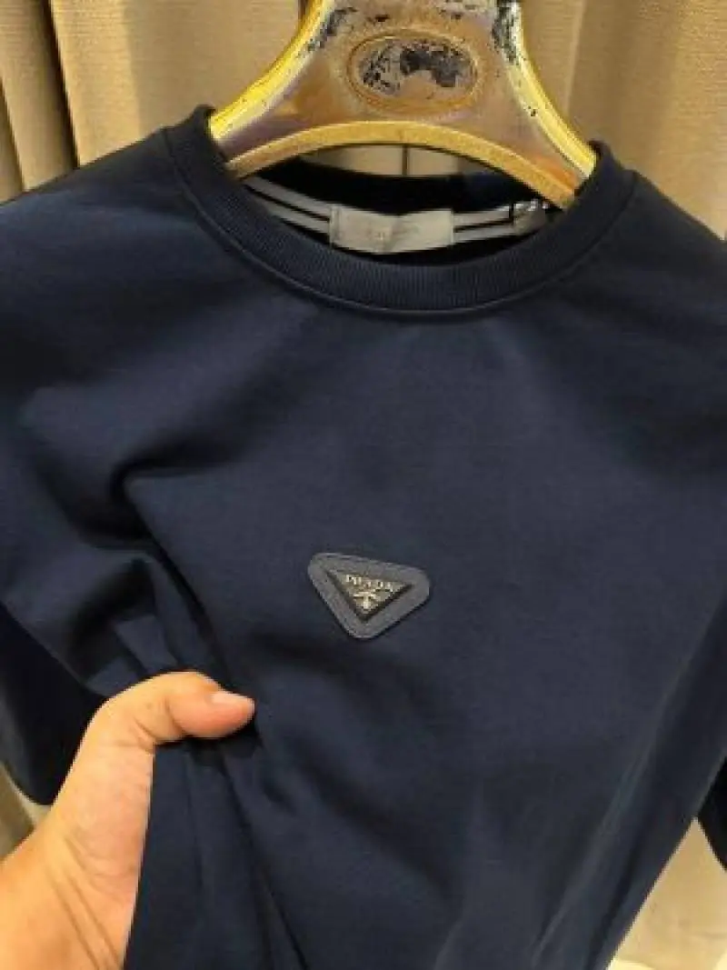 Prada Premium Oversized Tshirt Navy Blue - Image 2