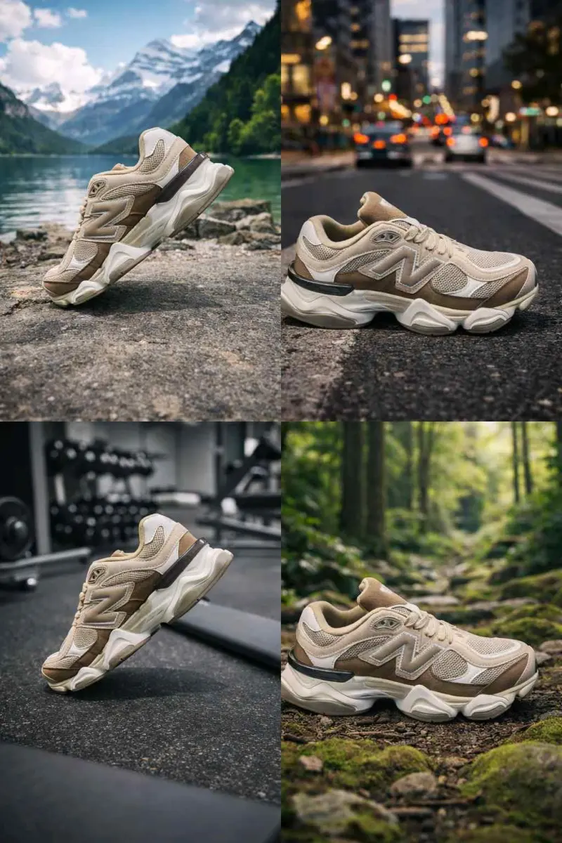 Neww Balance 9060 Sparrow Flat Taupe 2085 - Image 3